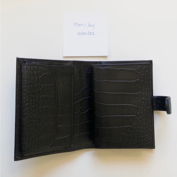 Gillio Firenze Mini Mia Cara in Black Matte Croco - Picture 7 of 8